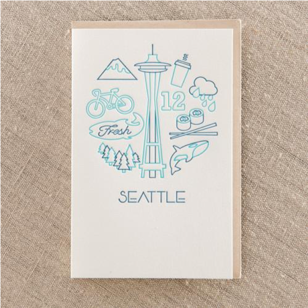 Seattle Icons Card