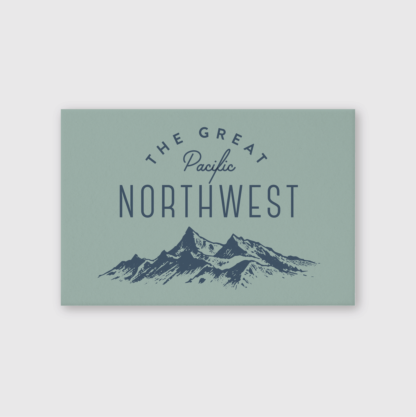 Great PNW Mountainscape Postcard