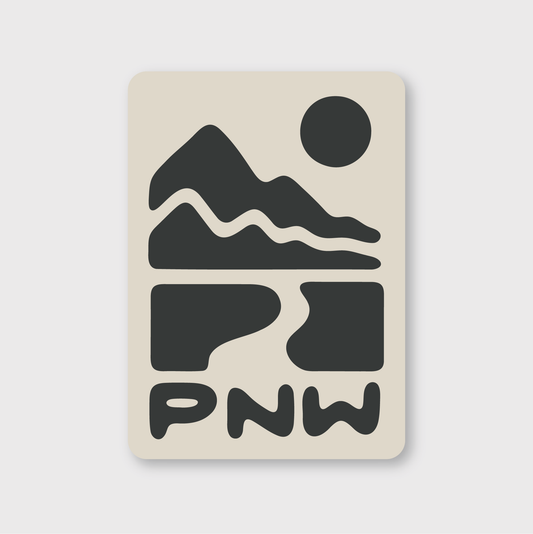 PNW Abstraction Sticker