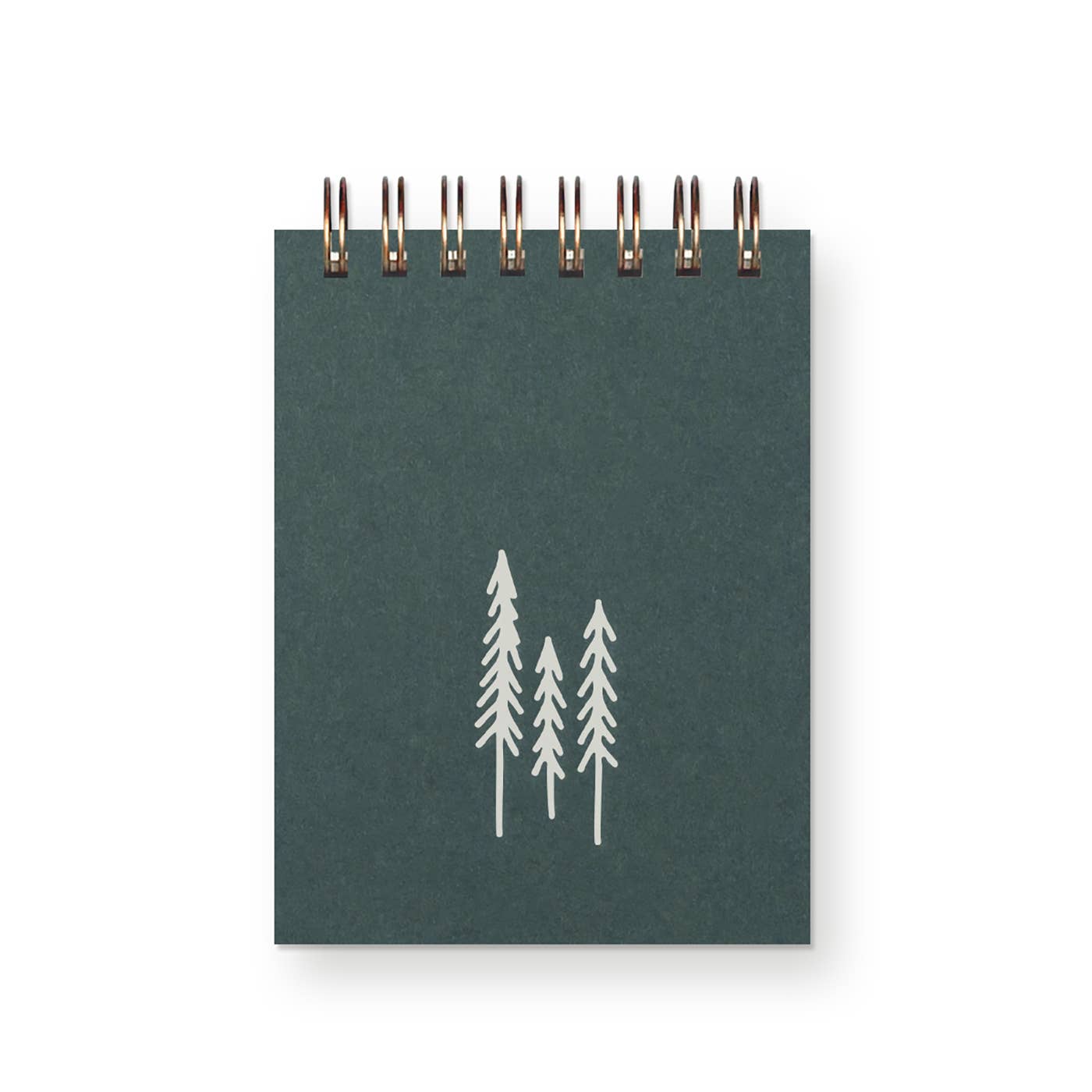 Mini Jotter Notebook: Evergreen Trees